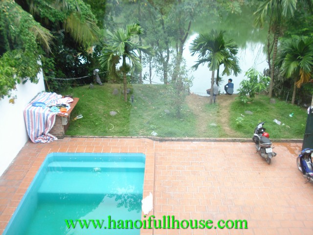 Beautiful villa with simming pool for rent in Tay Ho district, Ha Noi, Viet Nam